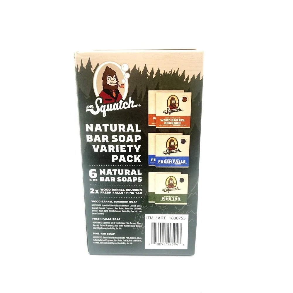 Dr. Squatch Natural Bar Soap Variety 6-Pack‎